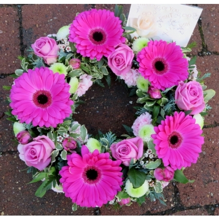 Cerise Pink Wreath