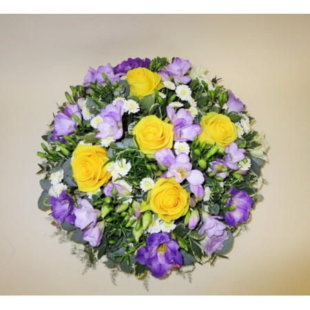 Yellow and Lilac Posy Pad