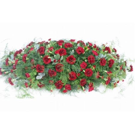 Red Carnation Double Ended Spray