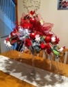 Christmas design in situ, early purchase by a very happy customer