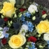 Yellow and Blue Posy Pad