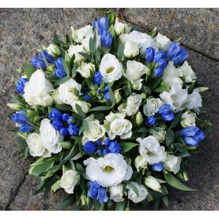 Blue and White Posy Pad