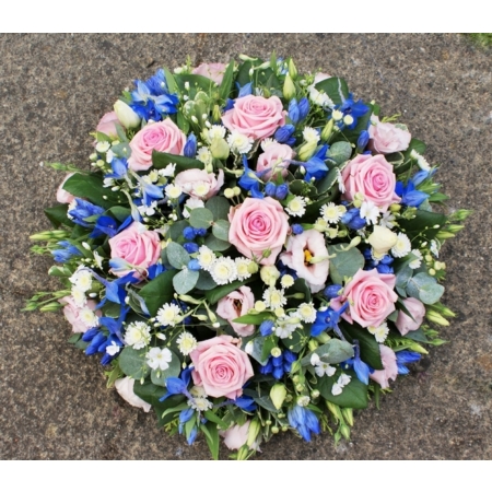 Blue and Pink Posy Pad
