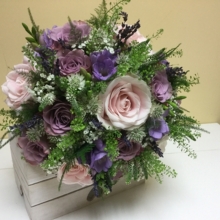 Bridal hand tied bouquet
