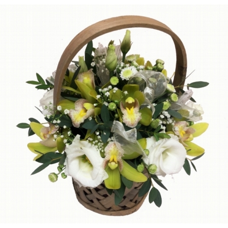 Basket of Orchids